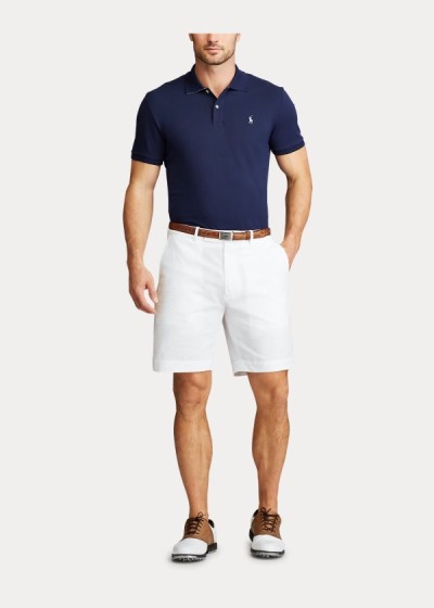 Ralph Lauren Classic Fit Seersucker Shorts Herre Danmark (WNPBF4327)